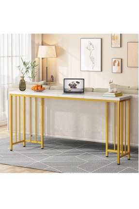 HNC HOME HNCHOME Mutfak Masası Bar Masası Dresuar Makyaj Masası Konsol Raf Pe...
