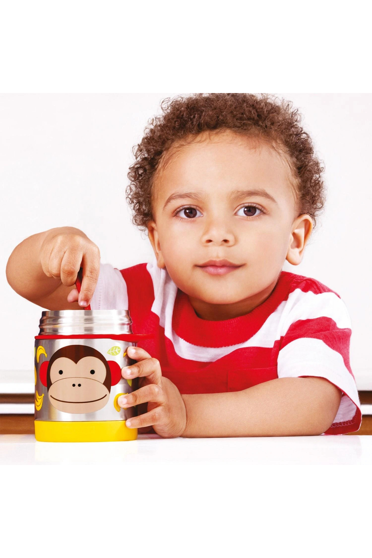 Skip Hop Zoo Paslanmaz Çelik Termos 325 Ml Maymun fotoğrafı 3 (önizleme)