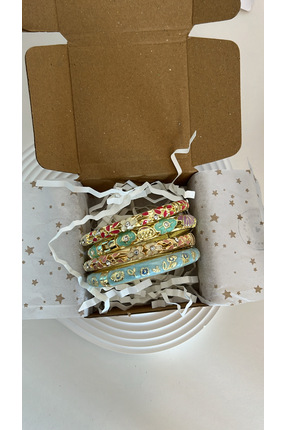 LUMİCOTAKI HEDİYE KARARMAZ ÇELİK GOLD ALTIN MİNELİ DESENLİ PEMBE YEŞİL GÜNLÜK...