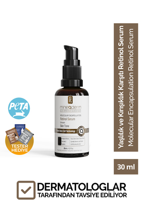 mineaderm Yaşlılık ve Kırışıklık Karşıtı Enkapsüle Retinol Serum/Molecular En...