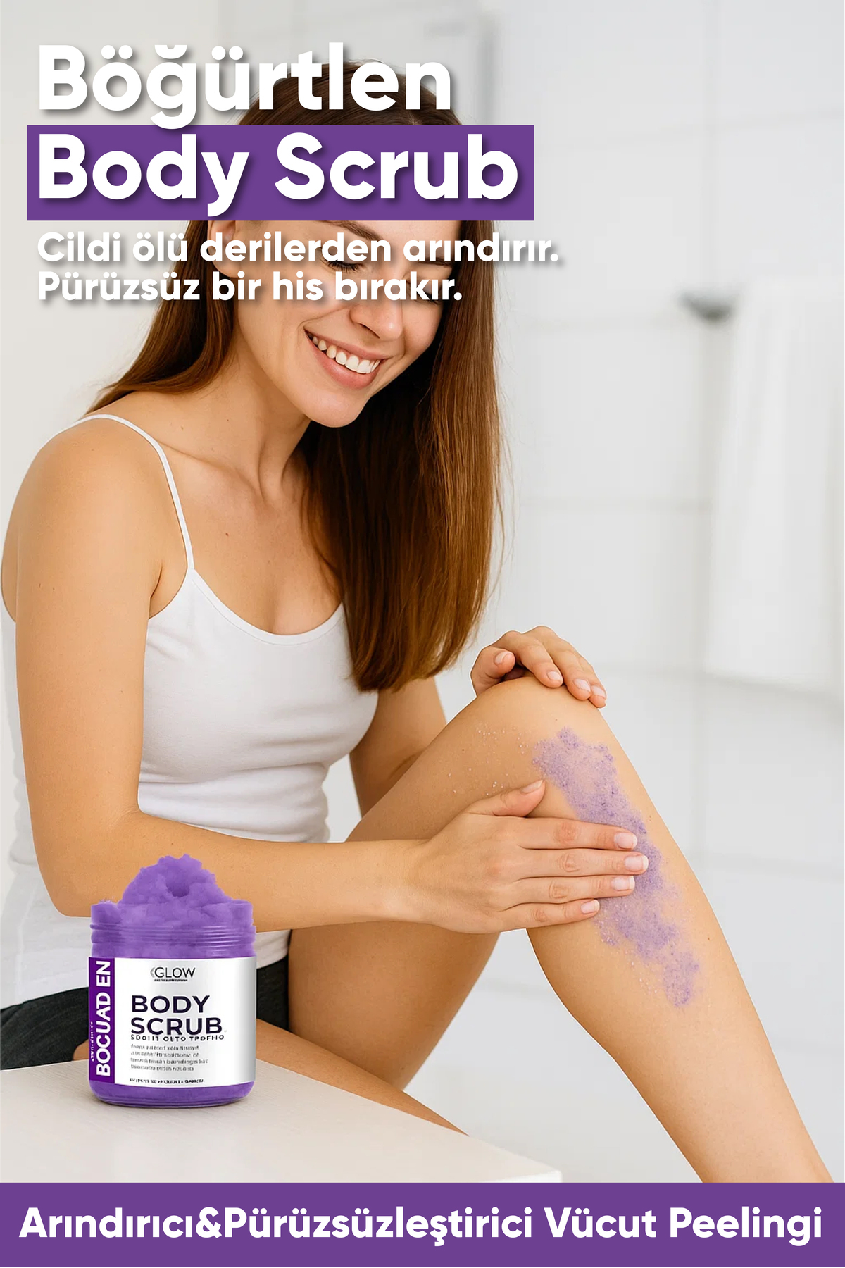 Böğürtlen Body Scrub 400g – Cildi Arındıran, Nemlendirici ve Canlandırıcı Tuzlu Vücut Peelingi — P-BÖGÜRTLEN-1 — تصویر 4 از 6