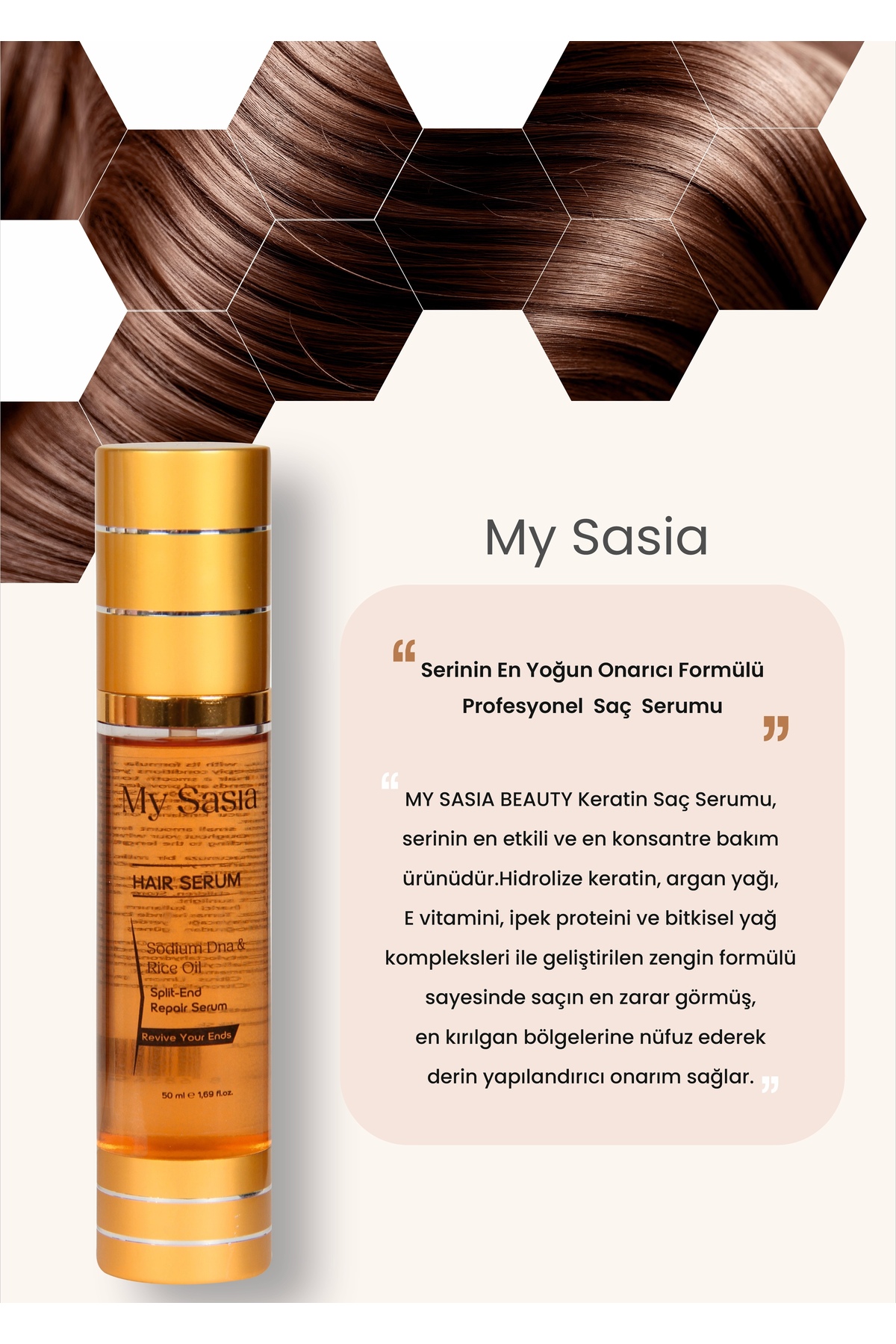 Saç Bakım Serumu — sasia004 — تصویر 3 از 3