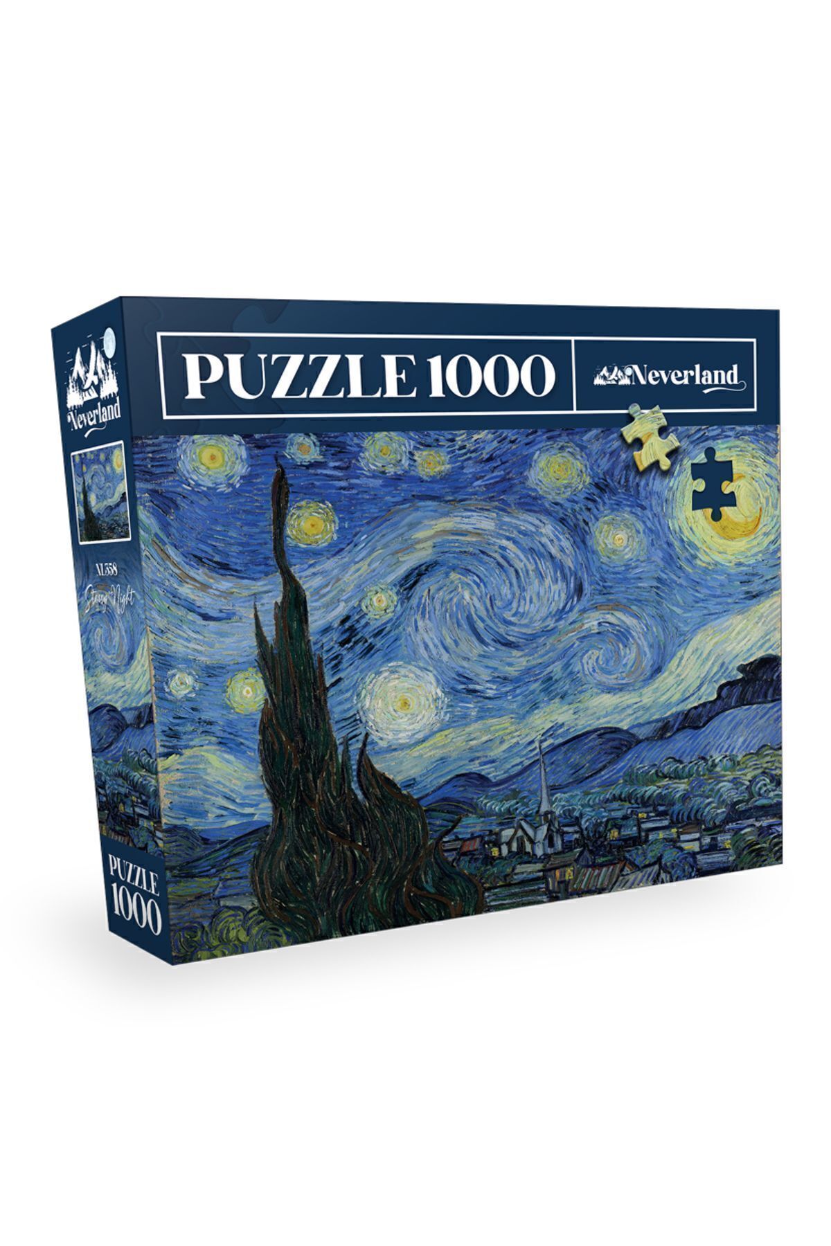 NIGHT LOVERS 1999-2000年 Vol.1 ホスト 総勢500名 Neverland 1000 Parça Puzzle - Starry Night (YILDIZLI GECE