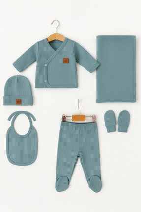 OMY 6'lı Set Fitilli Bebek Yenidoğan Hastane Çıkışı