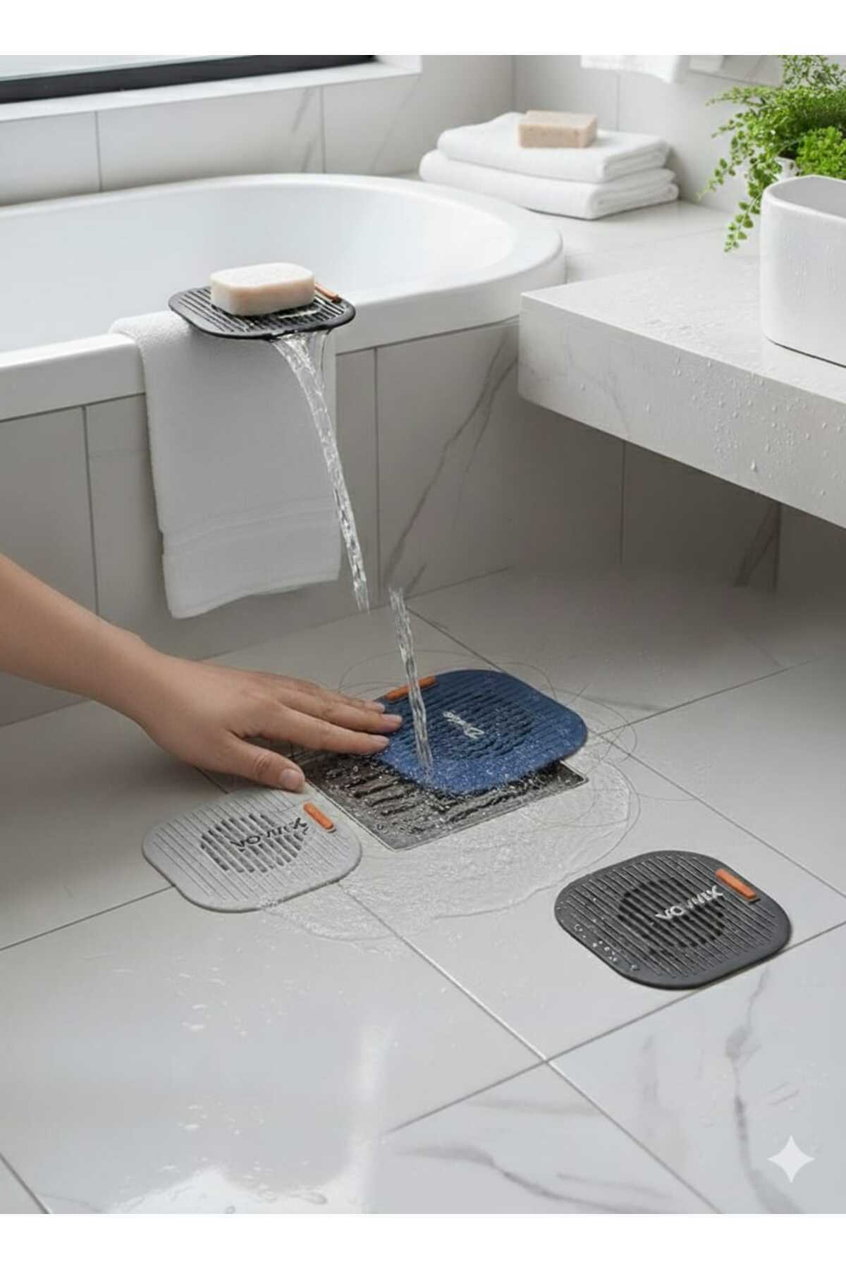 RED KİTCHEN Süzgeçli Kokulu Banyo,Mutfak,Lavabo Gider Kapatıcı Kapak Mat 1 Adet