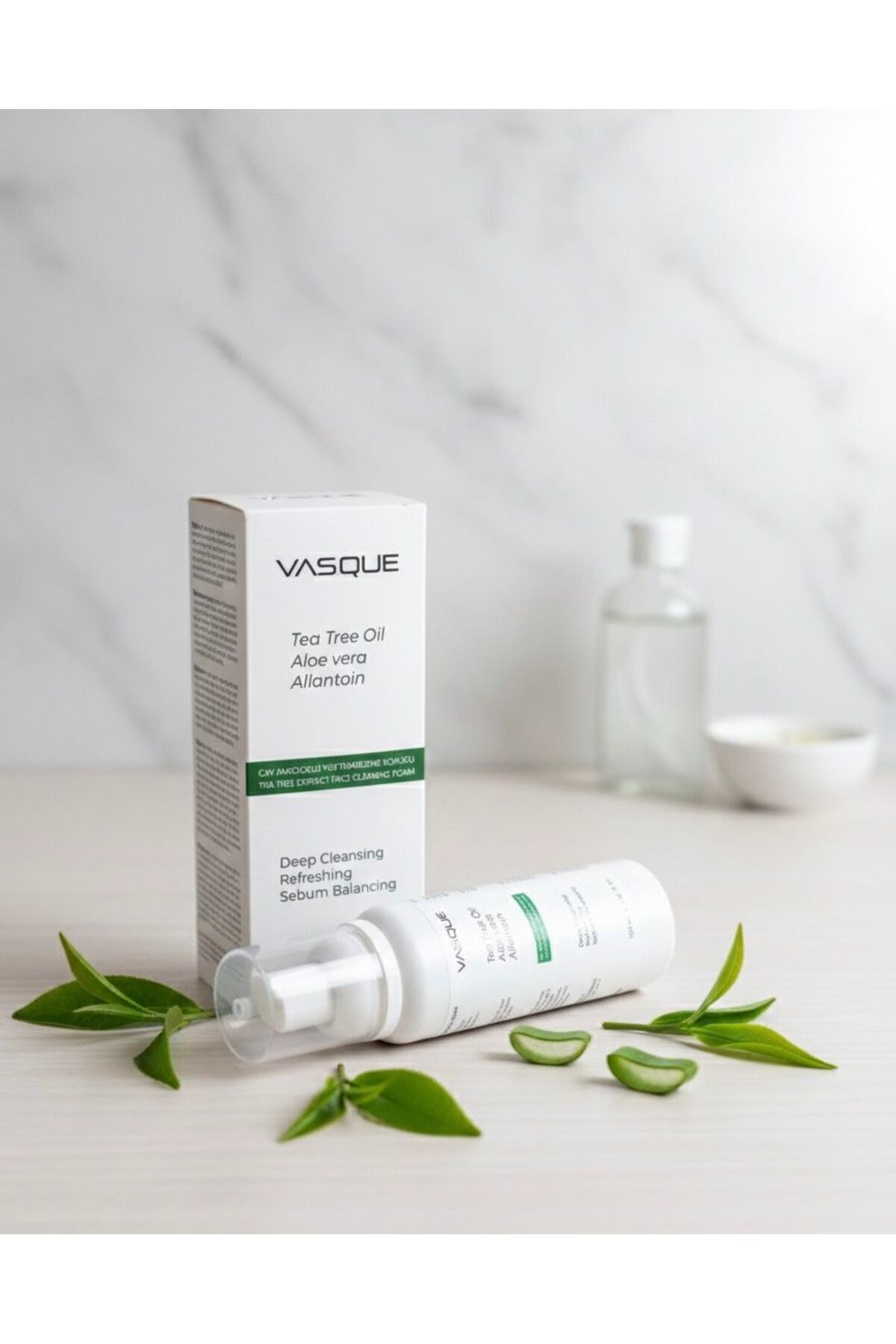 Çay Ağacı Özlü Tea Tree Oil Yüz Temizleme Köpüğü - Özel Kore Formülü — Vasquecayagacı00001 — تصویر 7 از 7
