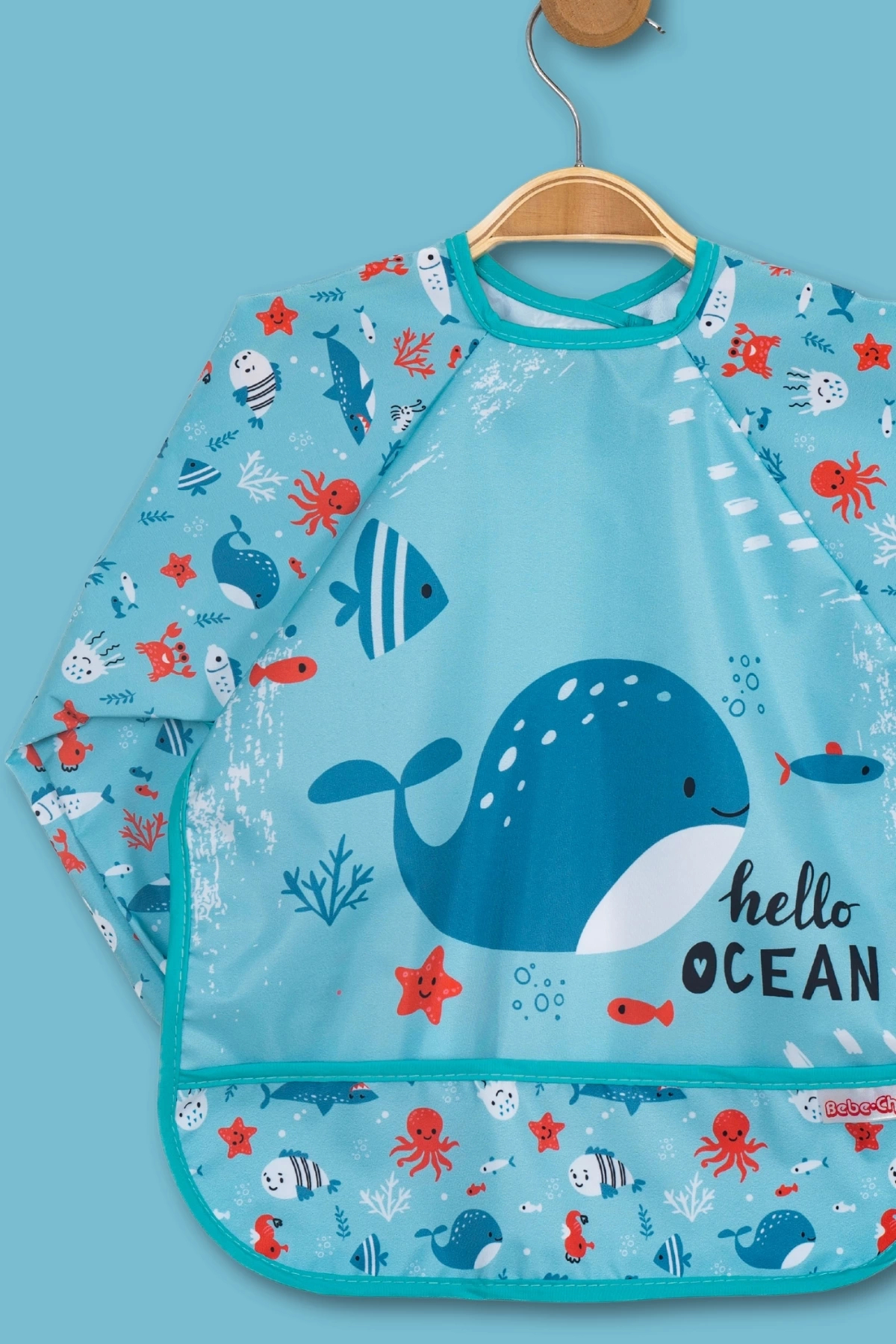 Bebechi 6-24 Ay Cepli Uzun Kollu Aktivite Hobi Mama Önlüğü fotoğrafı 3 (önizleme)