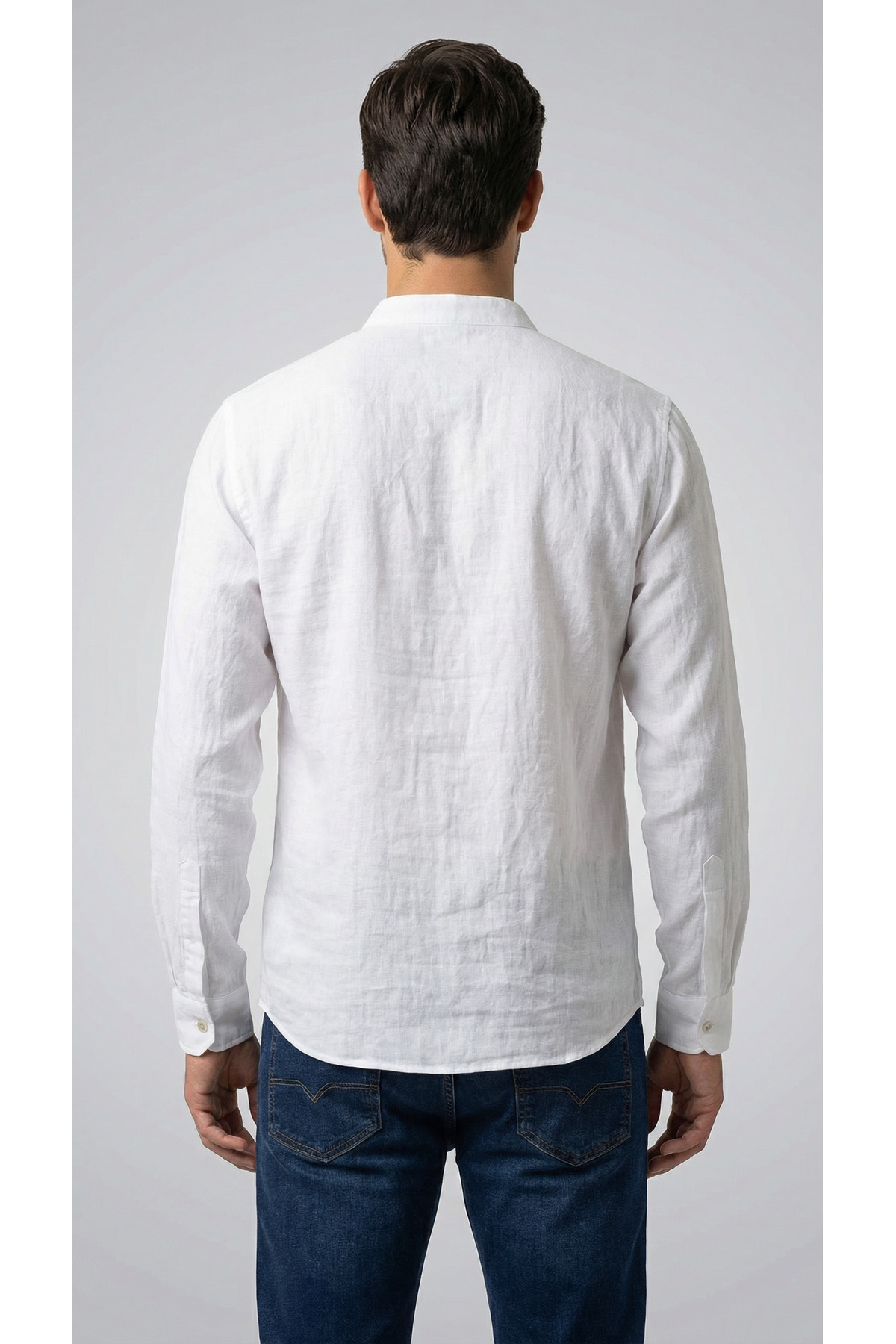 ALVİSTA  Erkek Müslin Gömlek %100 Pamuk - Görsel 7