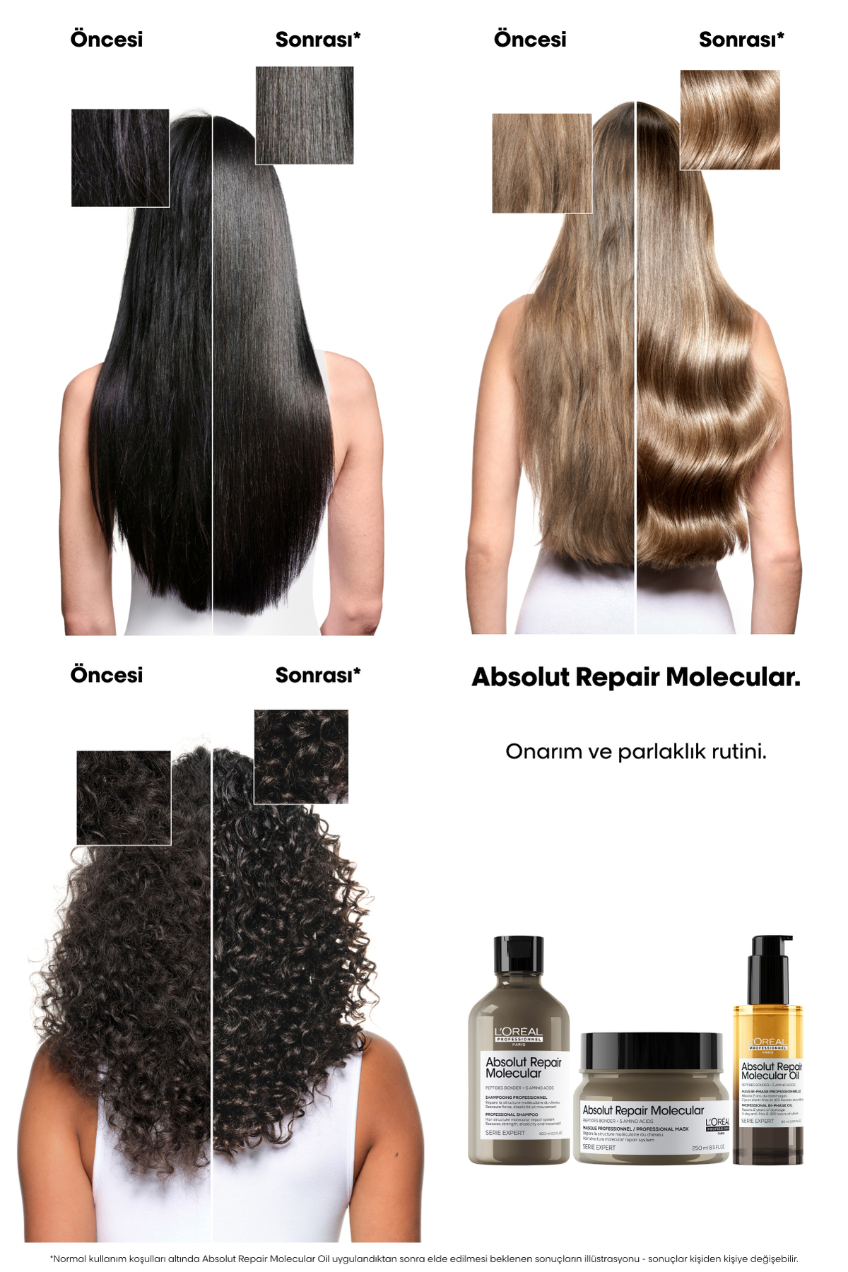 روغن مراقبت از موی حرفه‌ای دو فاز مولکولی سری اکسپرت Absolut Repair، 30 میلی‌لیتر — 3474637292423 — تصویر 6 از 9