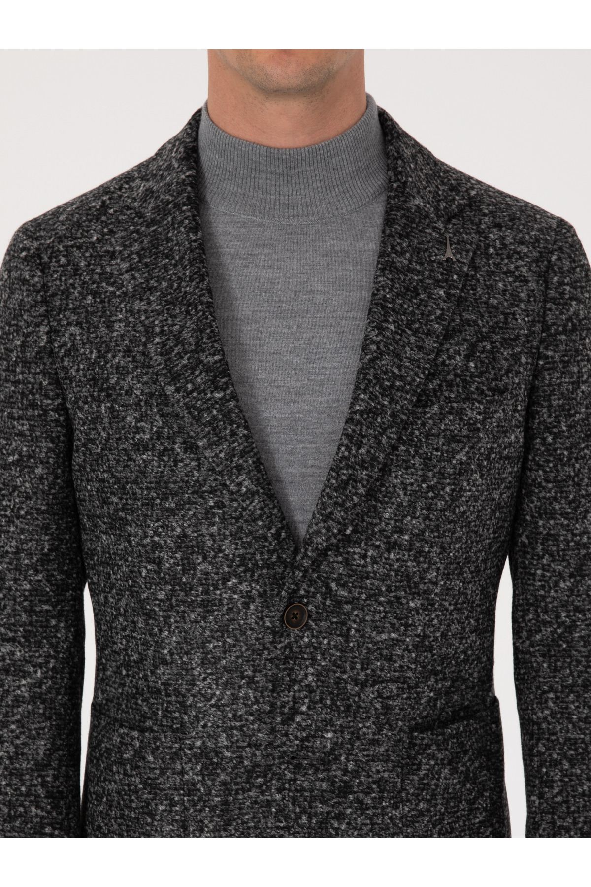 Cacharel  Füme Ex.Slim Fit Yün Karışımlı Ceket 50272729-VR058 - Görsel 7