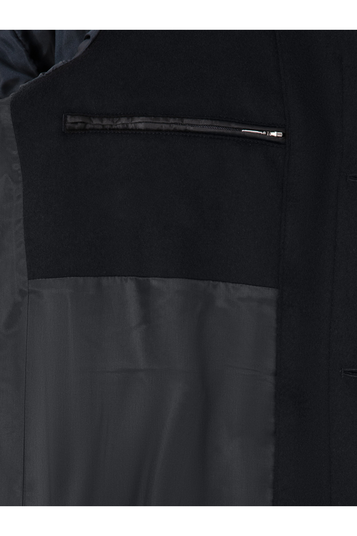 Cacharel Lacivert Slim Fit Yün Kaşmir Karışımlı Palto 50315262-VR033 görsel 6