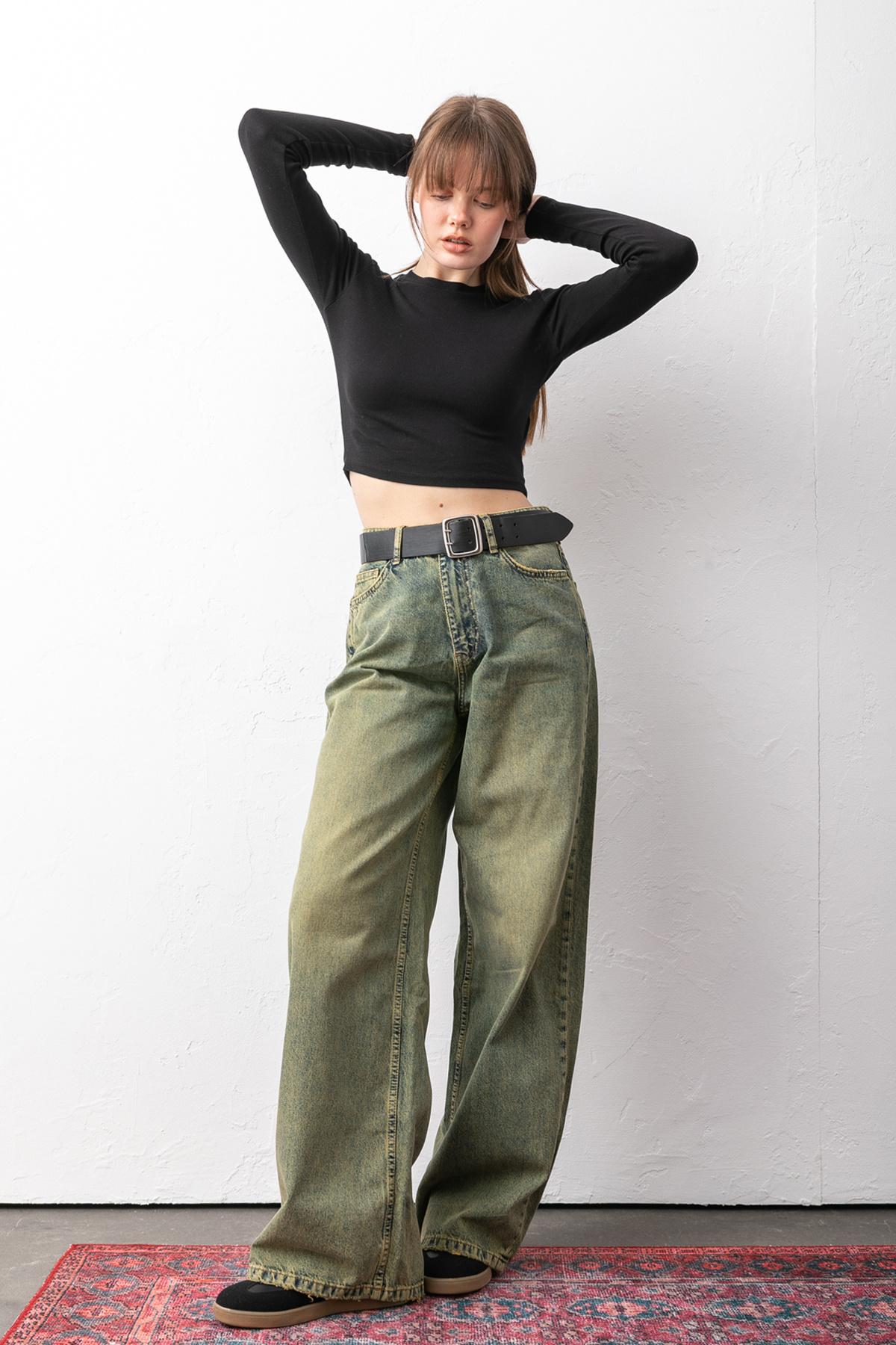 Pantastic Jeans  Richone eskitmeli loose fıt kadın jeans - Görsel 4