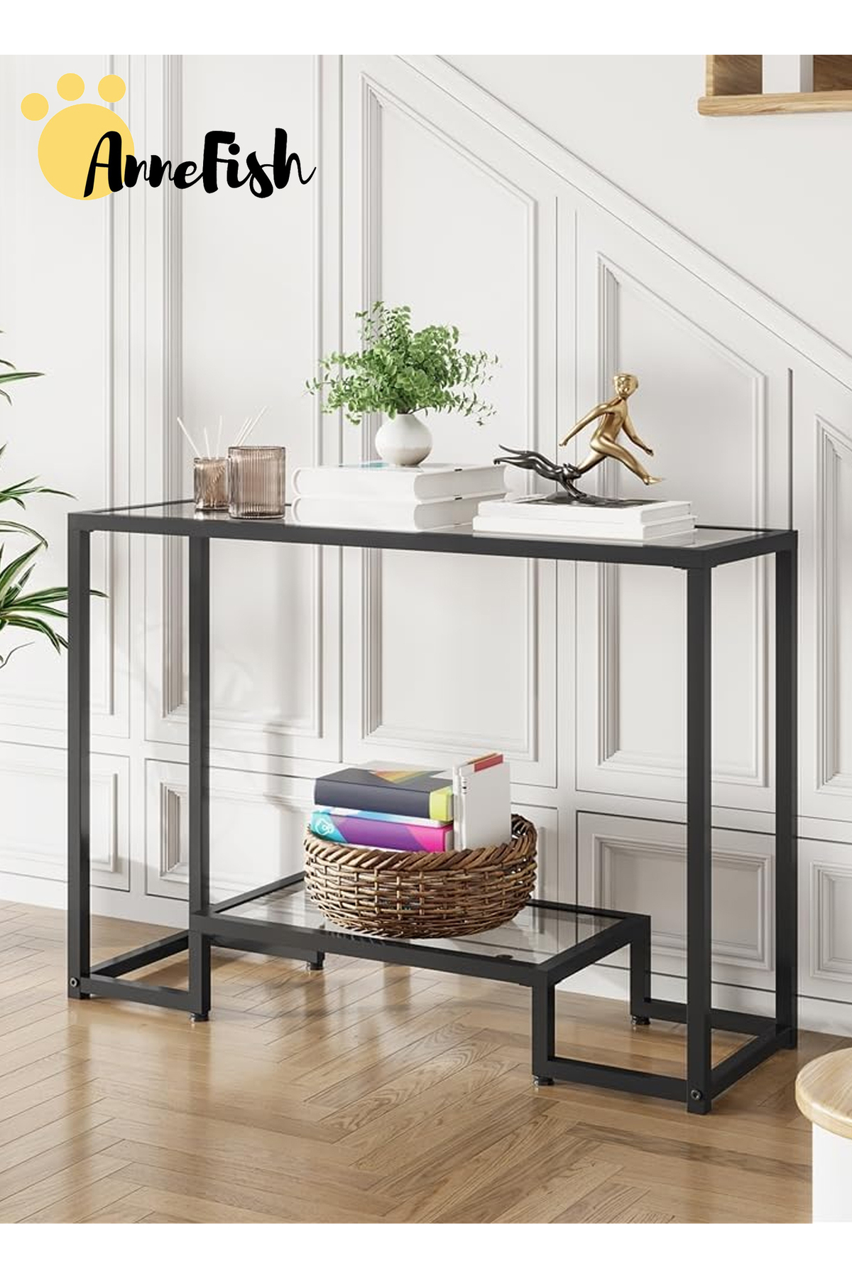 طاولة أريكة زجاجية ثلاثية الطبقات بمقاس 120*30*80...