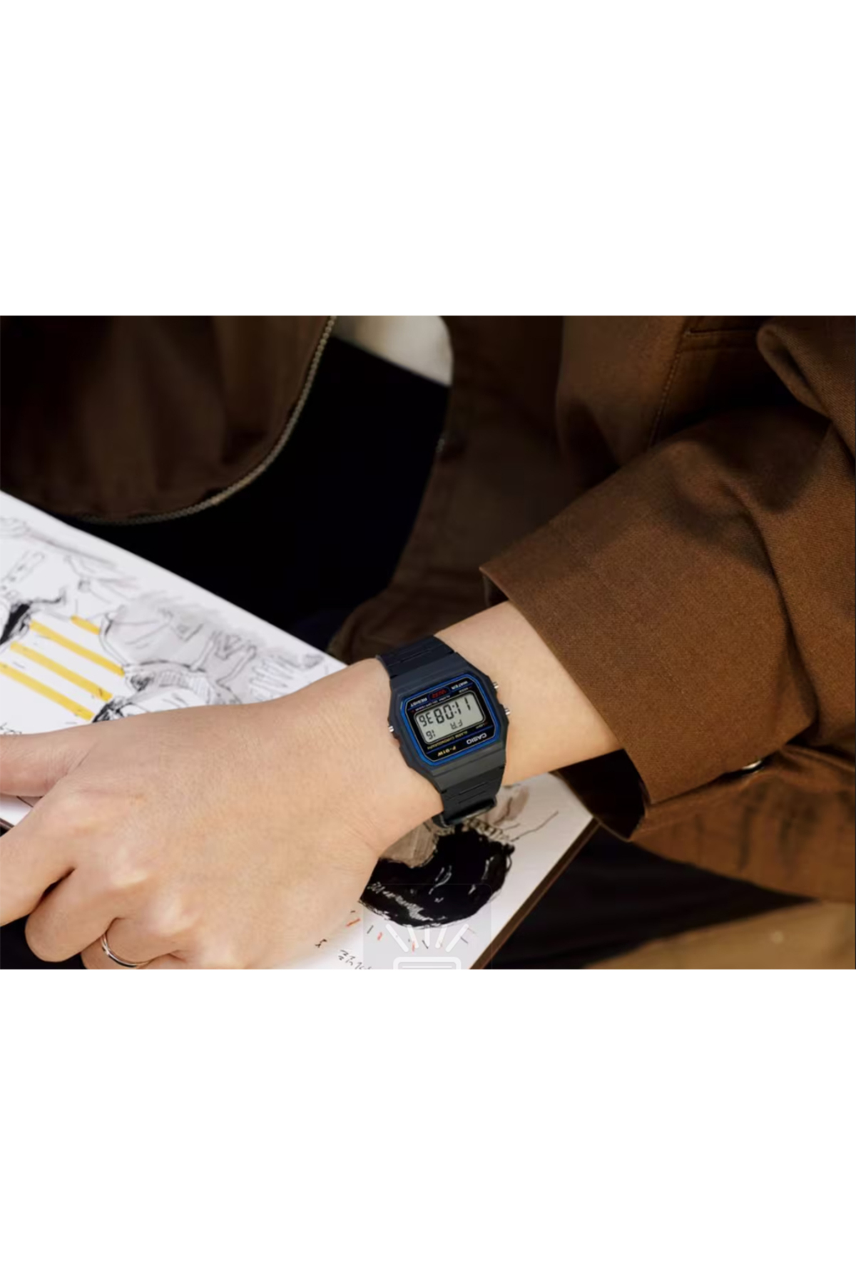 Casio F-91W-1DG Kol Saati görsel 4