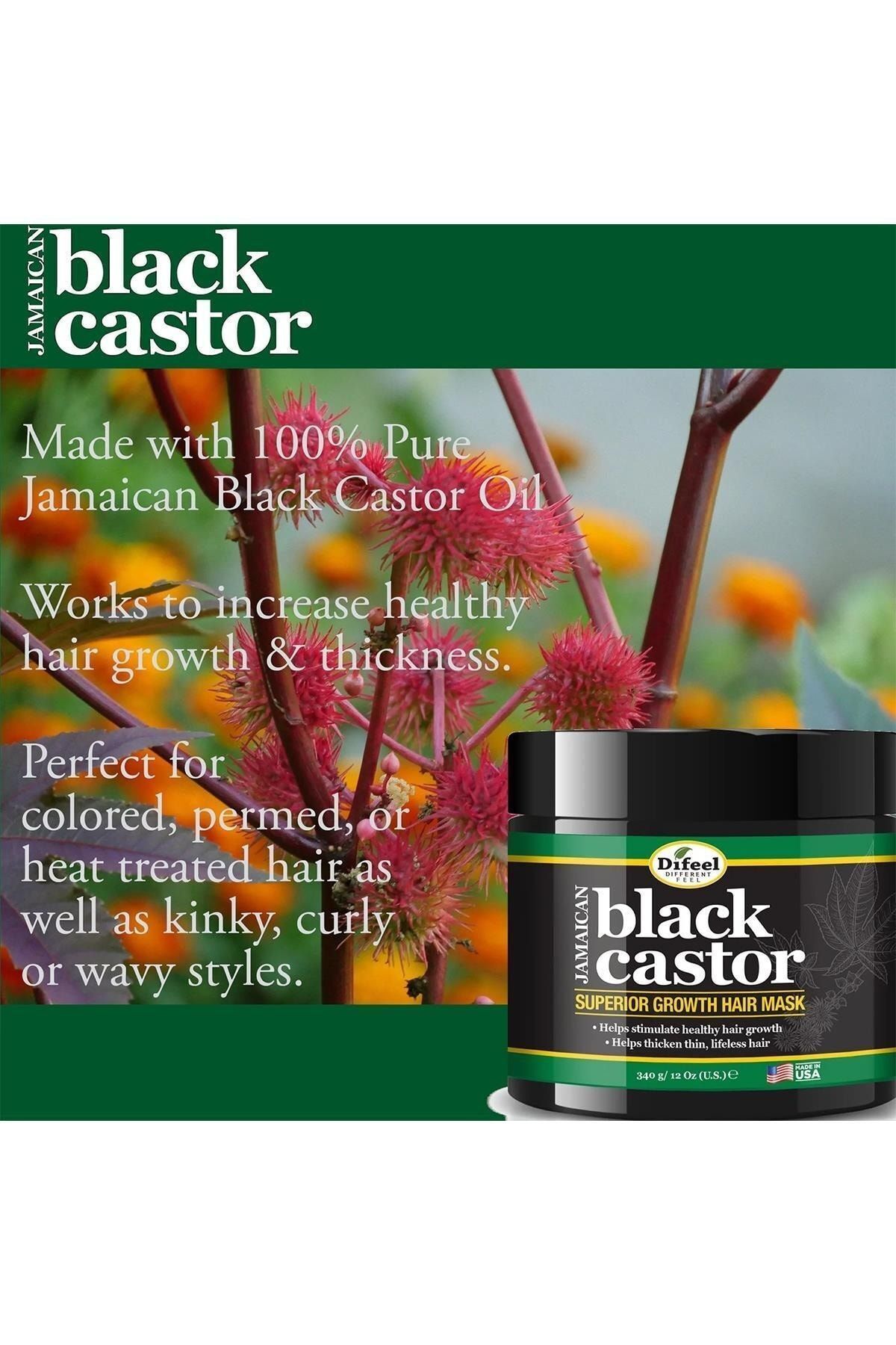 Jamaican Black Castor Yavaş Uzayan Saçlara Özel Saç Maskesi 340gr — 711716021349 — تصویر 3 از 3