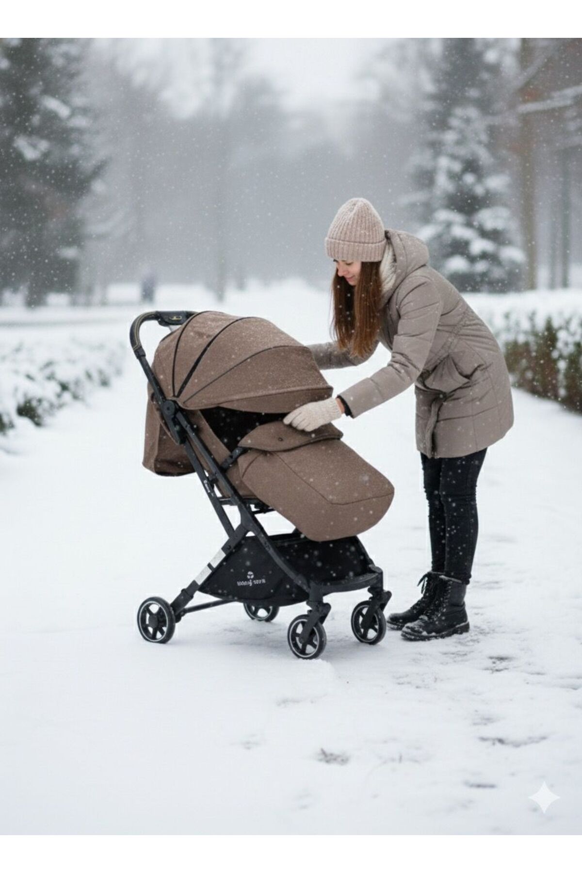 Mamma Baggage Care Tek Elle Kolay Katlanabilen Kabin Boy Bebek Arabası fotoğrafı 2 (önizleme)