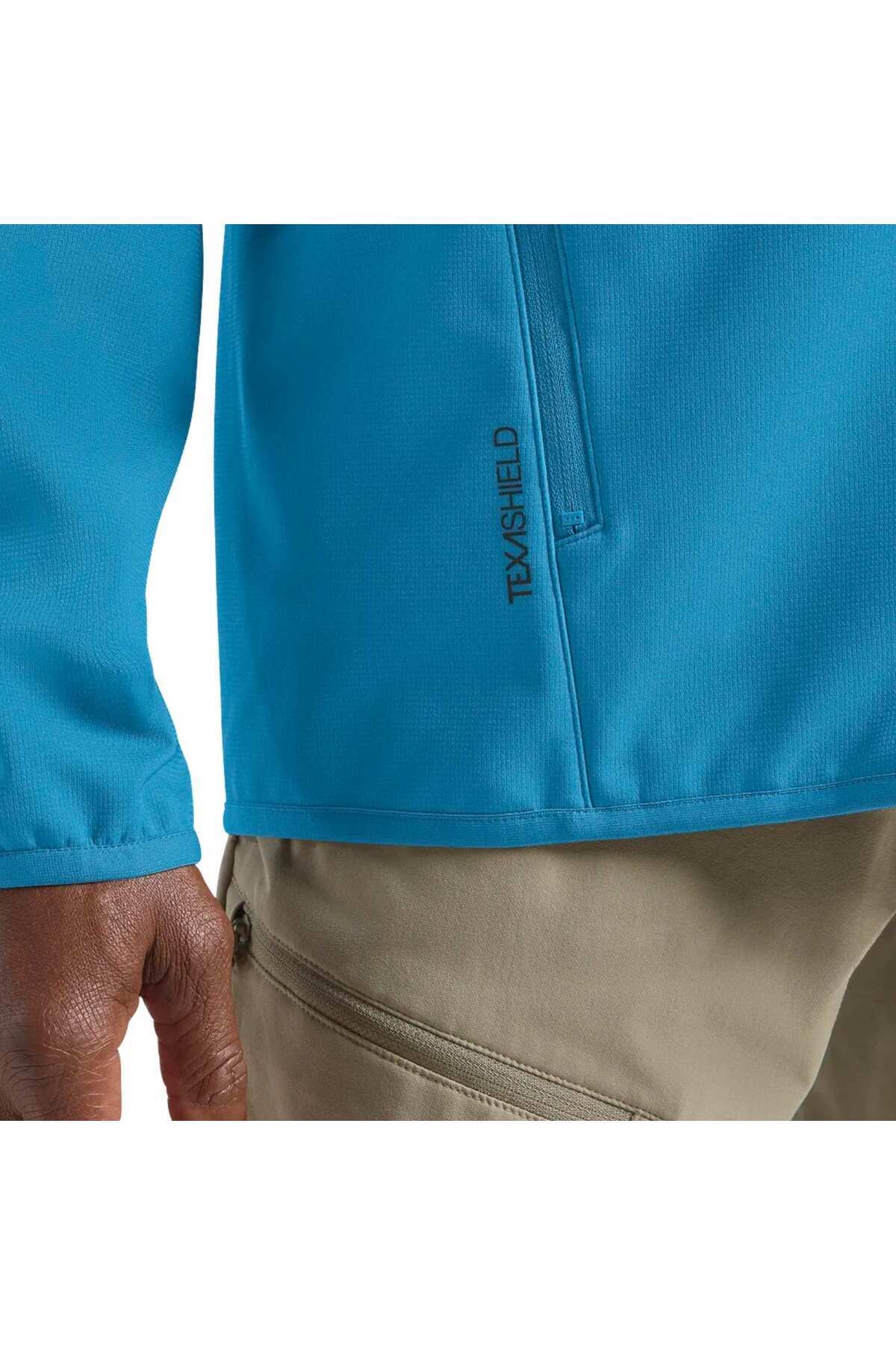 هودی مردانه بورنبرگ مدل Softshell آبی، کد 1307471-8026 — آبی — تصویر 5 از 6