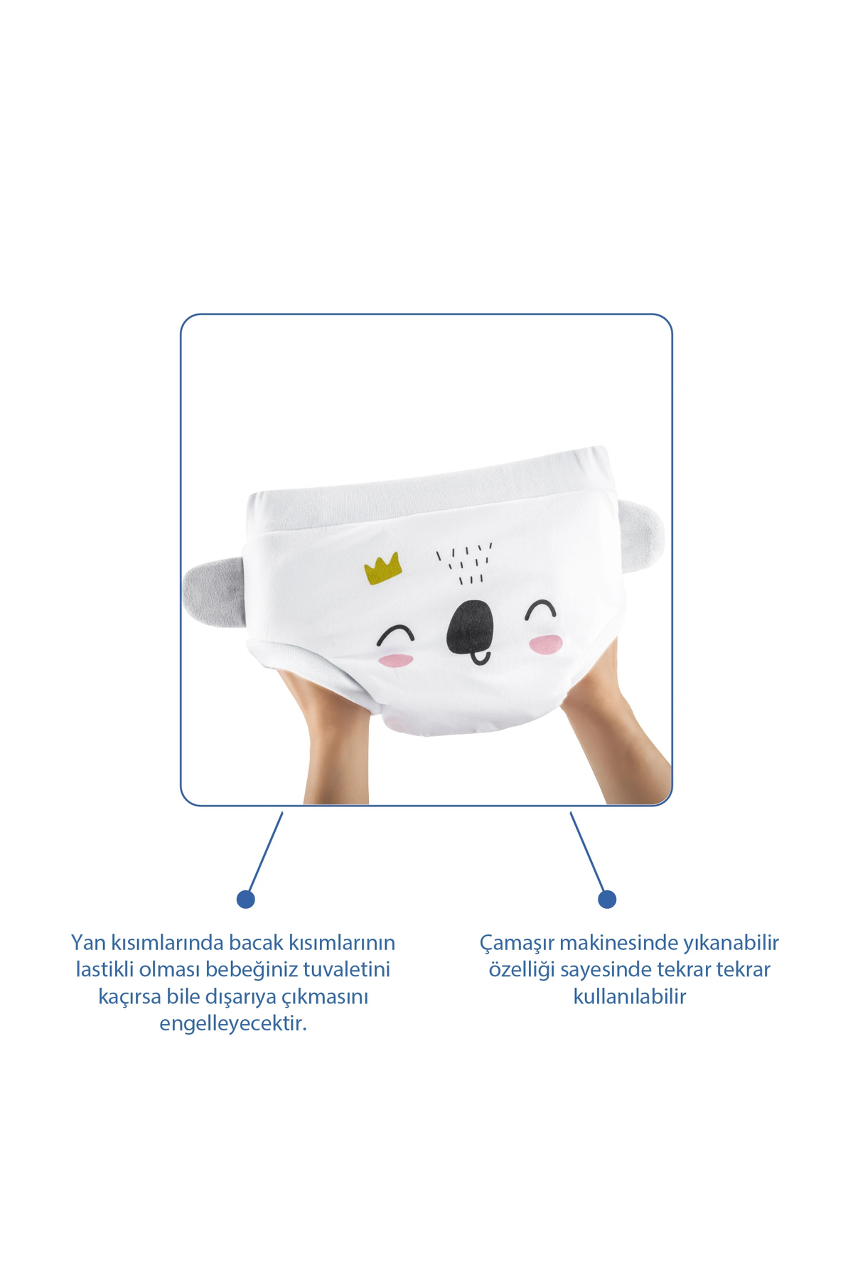 Babyjem Soft Alıştırma Külodu Beyaz 3 Yaş fotoğrafı 2 (önizleme)