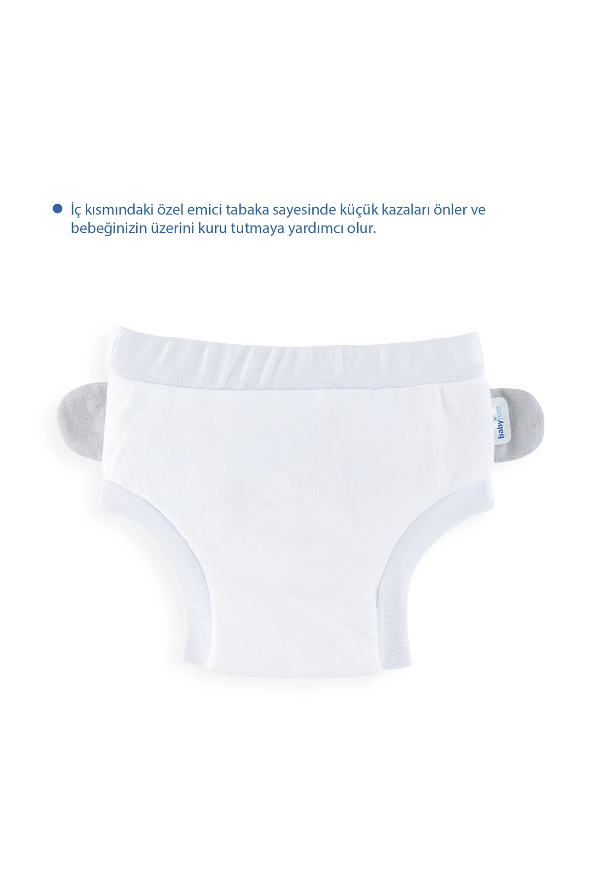 Babyjem Soft Alıştırma Külodu Beyaz 3 Yaş fotoğrafı 3 (önizleme)