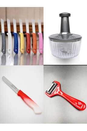 Solingen Set Meyve Bıçağı 6'lı + Basmalı El Rondosu + Micro Kesim Sebze Bıçağ...