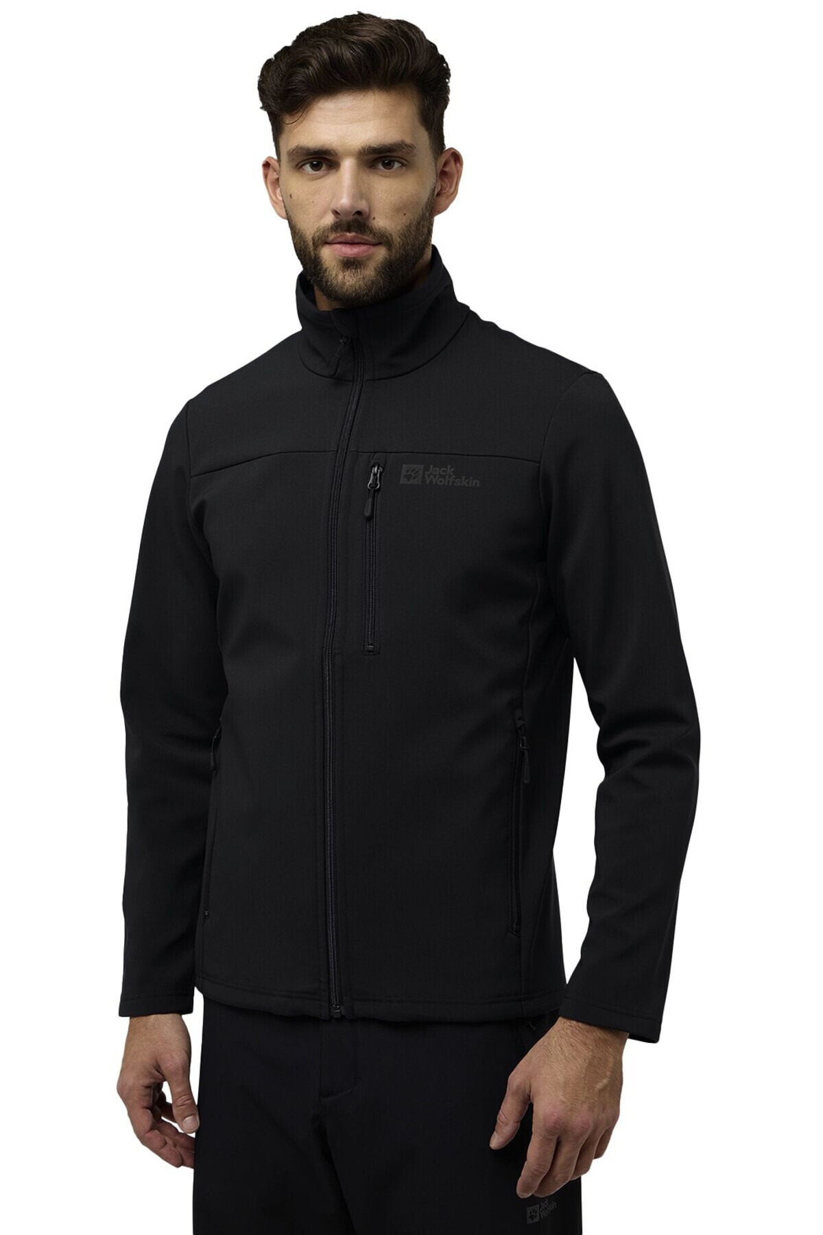 جک ولف اسکین کاپشن مردانه Whirlwind مدل A62521-6000 مشکی