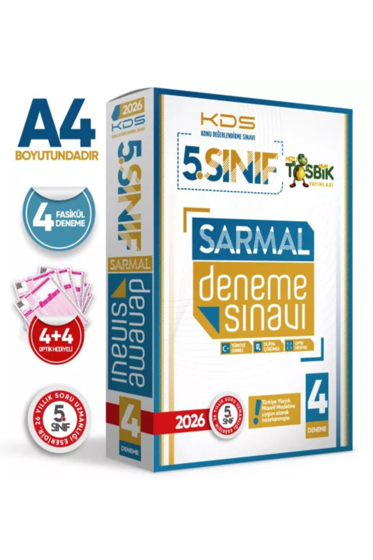 Hızlı Tosbik Yayınları 2026 5.Sınıf Yeni Sistem KDS SARMAL Deneme