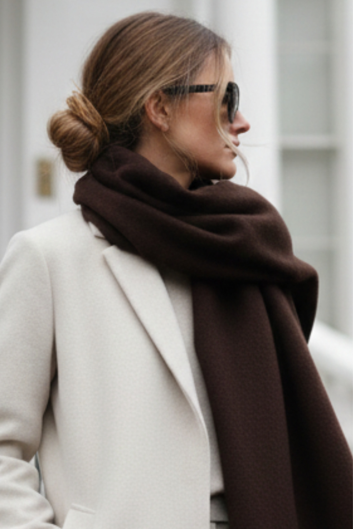 novon  Klein Soft Touch Püskül Detaylı Yün Dokulu Premium Saçaklı Atkı (195 x 45 cm) - Görsel 2