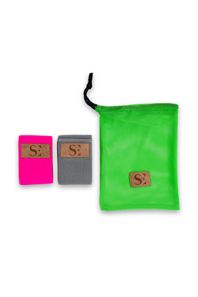 Soulflex Empower Kumaş Direnç Bandı - 2'li Set - Orta Sert ve Sert (Mini Pila...