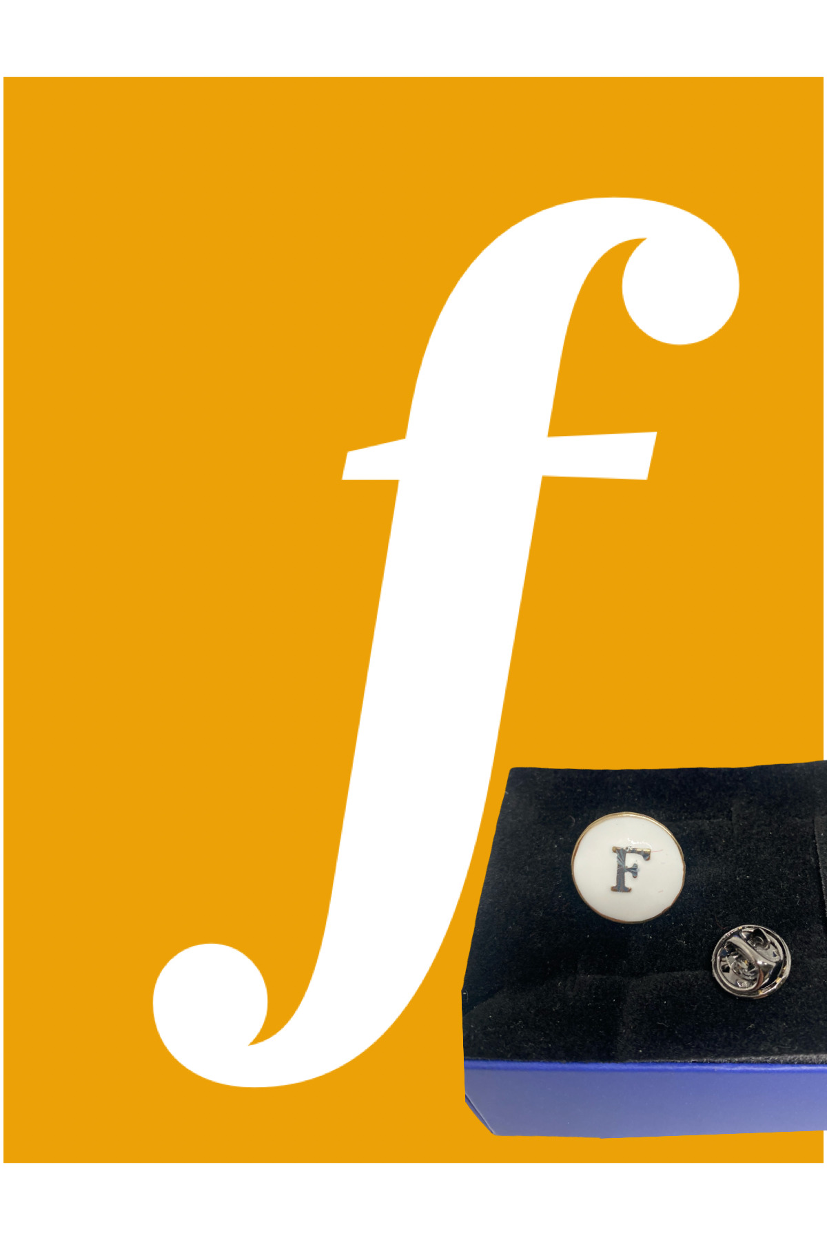 F Letter Badge