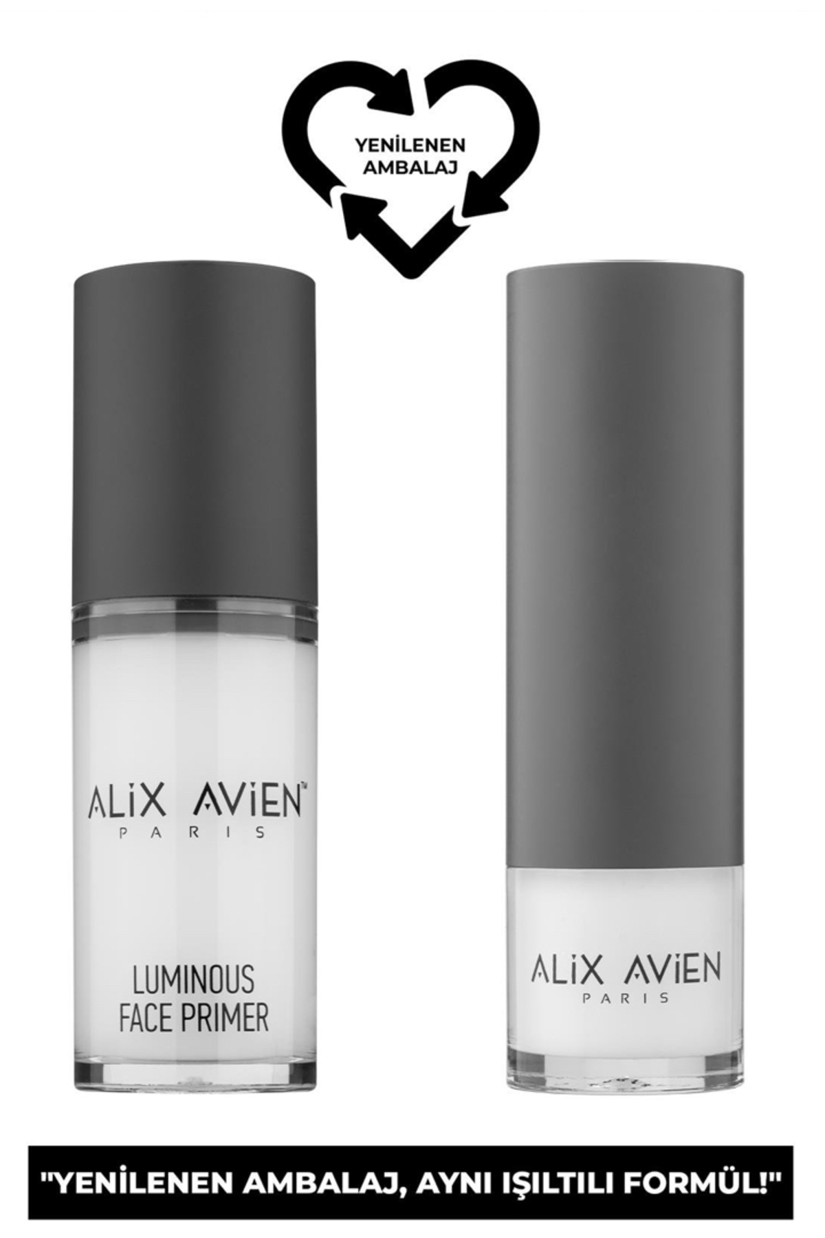 Su Bazlı Makyaj Bazı Gözenek Karşıtı Parlak Cilt Görünümlü - Luminios Face Primer 30 ML — سفید Makyajbazı — تصویر 2 از 4