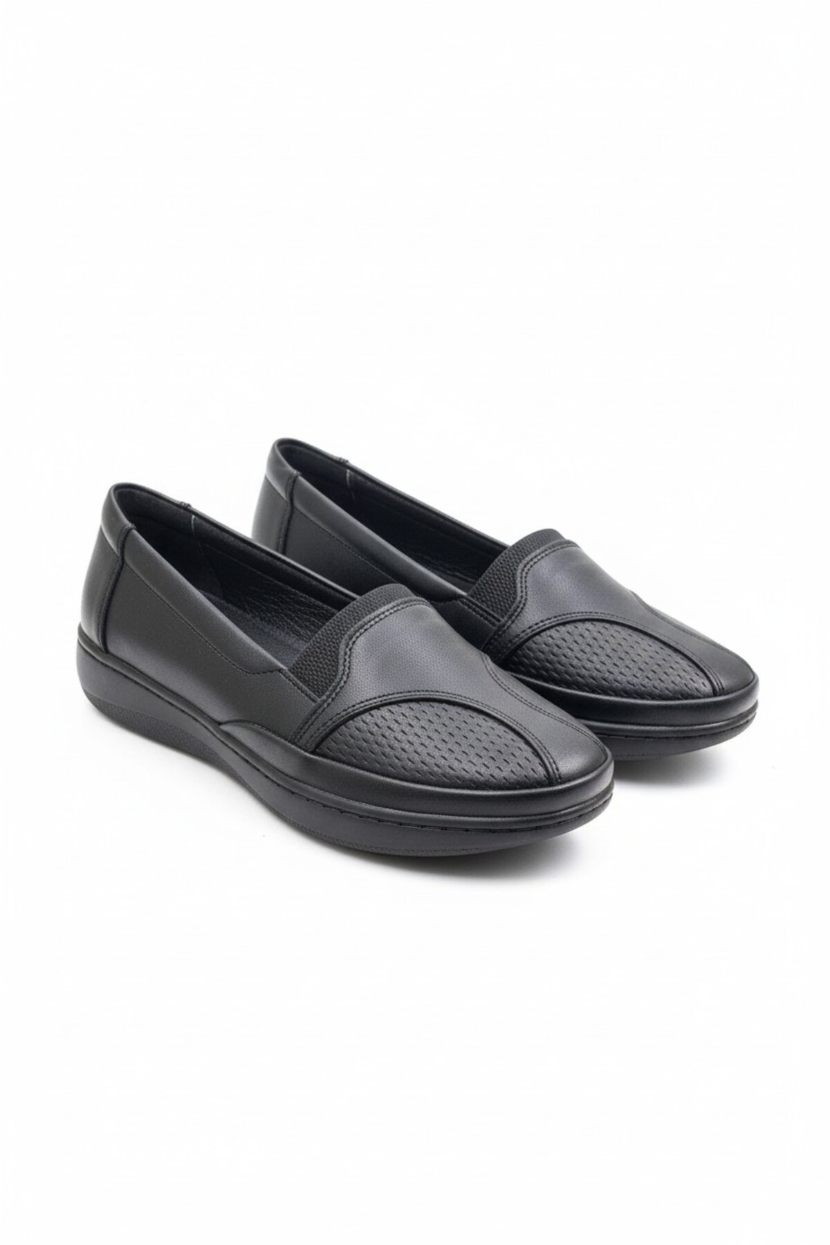 Bone Ripped Orthopedic Sole Casual Genuine Leather Women's Shoes Large Size Mother Shoes