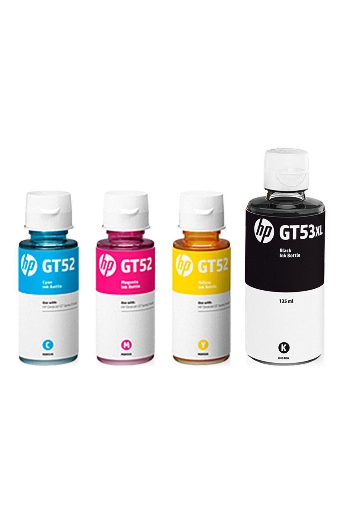 HP GT53XL -GT52 / Deskjehp Smart Tank 515 ve 615 Uyumlu 4 Renk Or