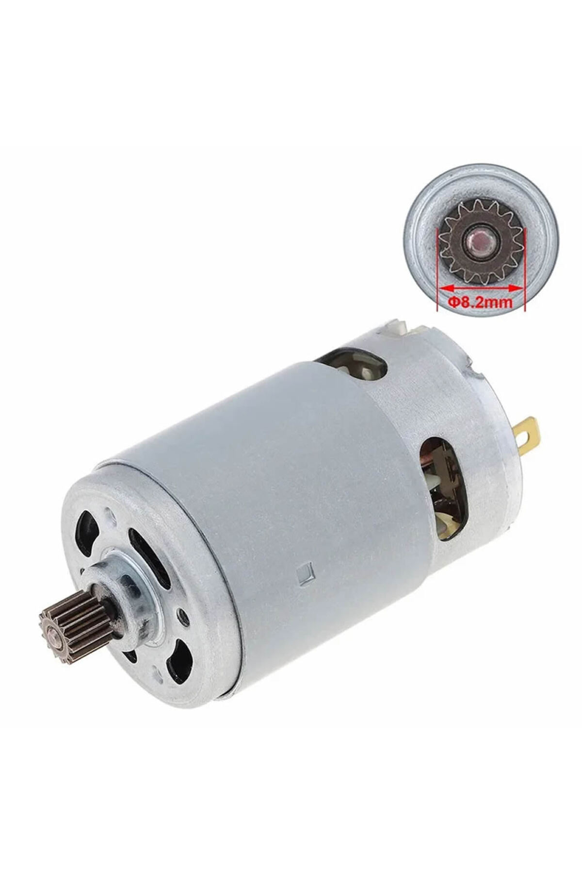ROBİZ RS550 DC Motor 21V 14 Diş 28000Rpm Yüksek Hız Tork Matkap Torna CNC Router Motor Dairesel