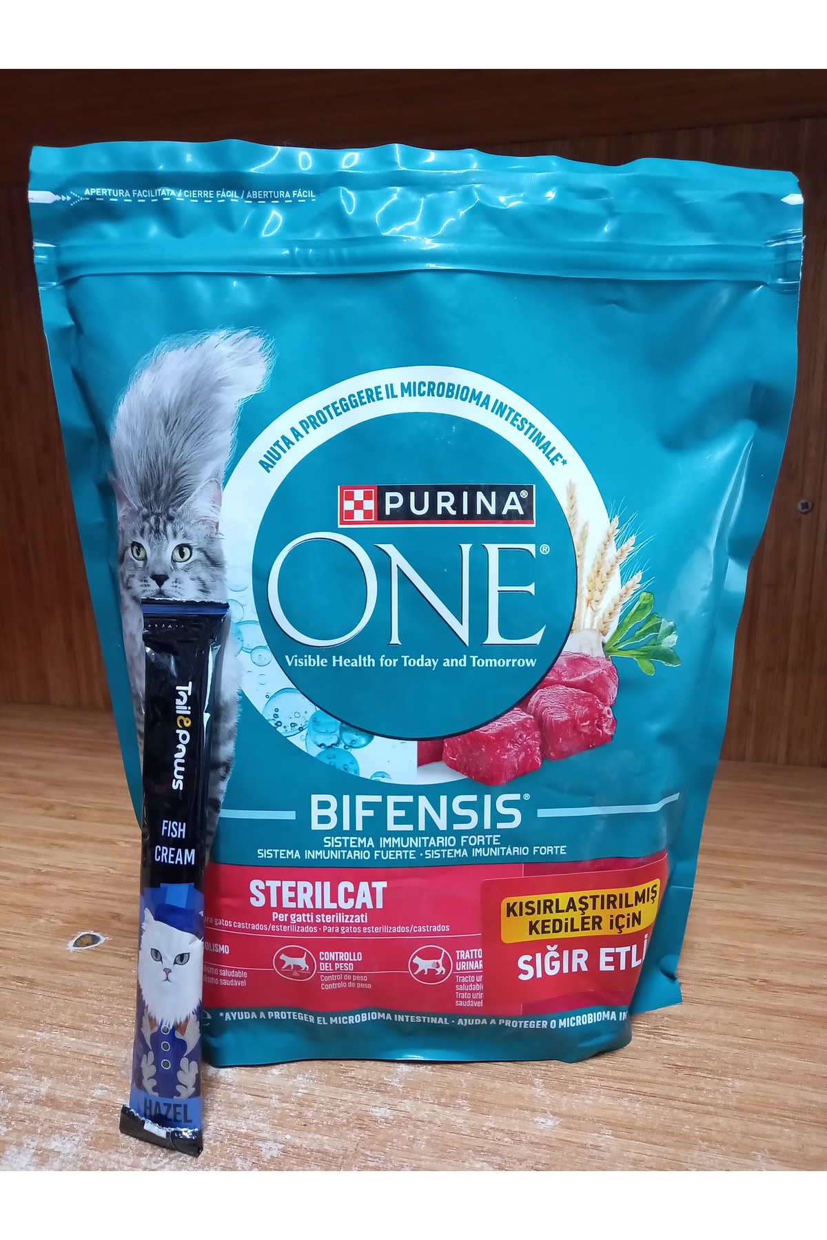 Pro Plan PURİNA ONE KISIRLAŞTIRILMIŞ SIĞIR ETLİ KEDİ MAMA 800 GRAM 2 ...