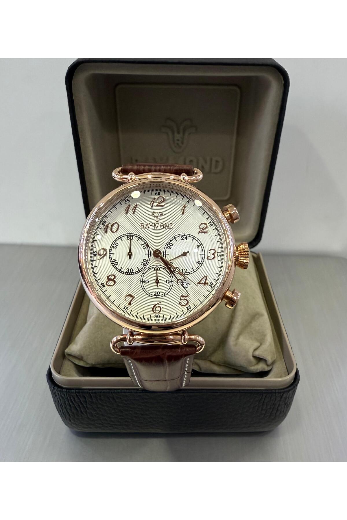 ساعت مچی چرمی مردانه