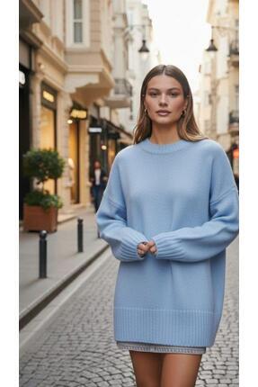 Cockatoo Kadın Bisiklet Yaka Relax Fit Yumuşak Triko Kazak