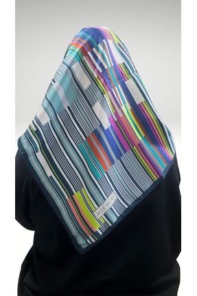 Aker Geometrik Desenli Sport Tivil Eşarp 3410797-923