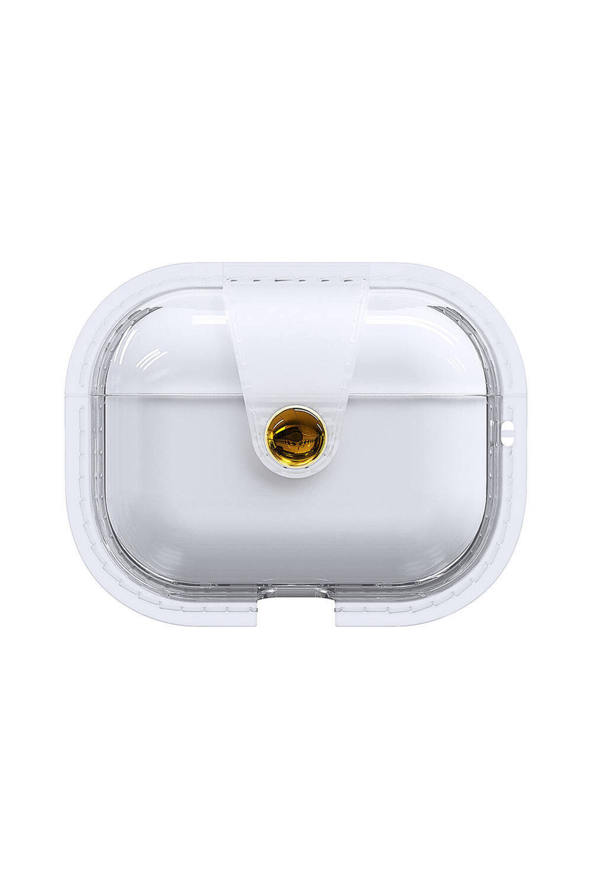 Air-Pods Pro 2 MRSA Airbag 33 Darbelere Karşı Dayanıklı Magnetik Kılıf-Şeffaf