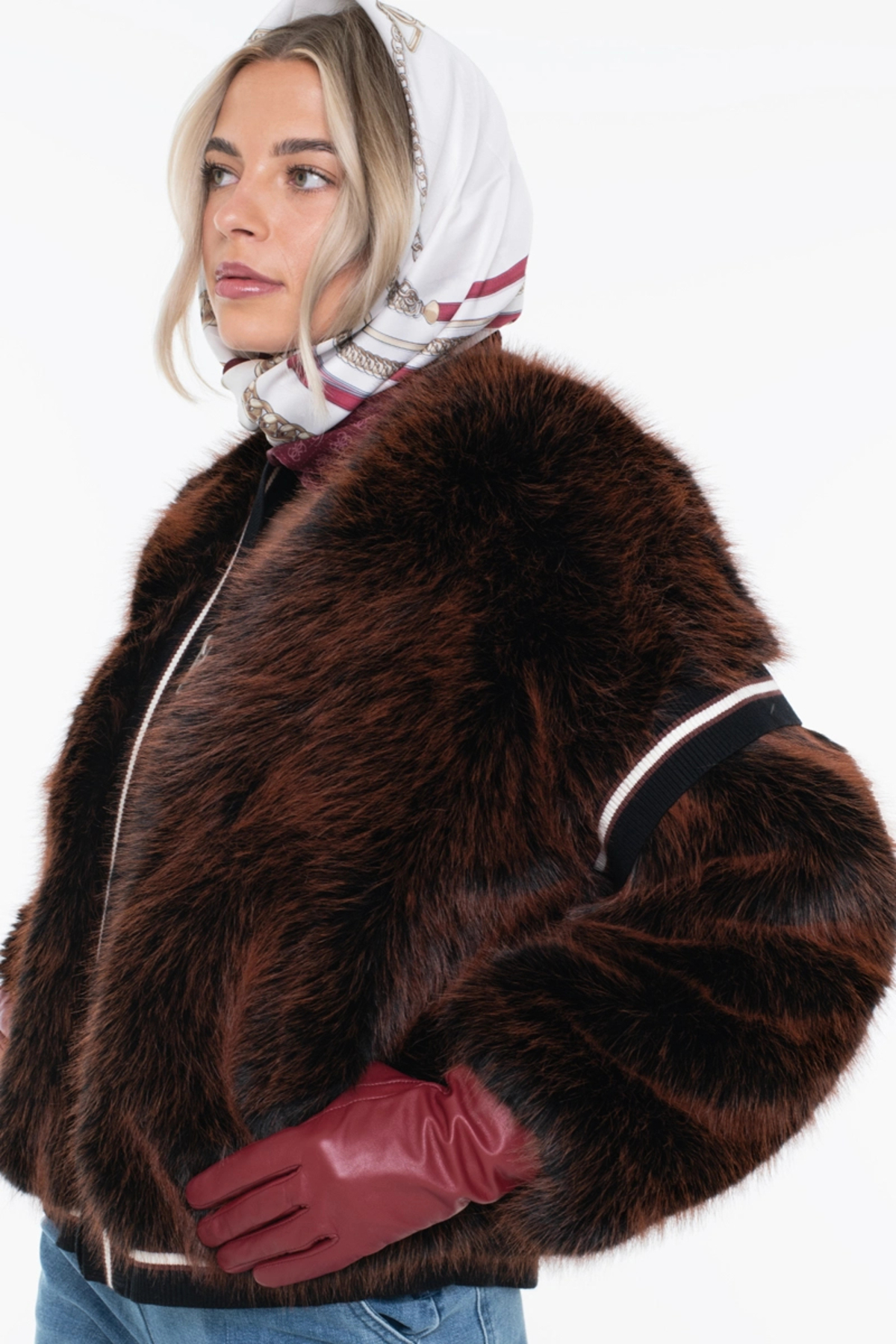 Guess  Katia Kadın Çok Renkli Kürk W5BL67W3790-FNH1 - Görsel 4