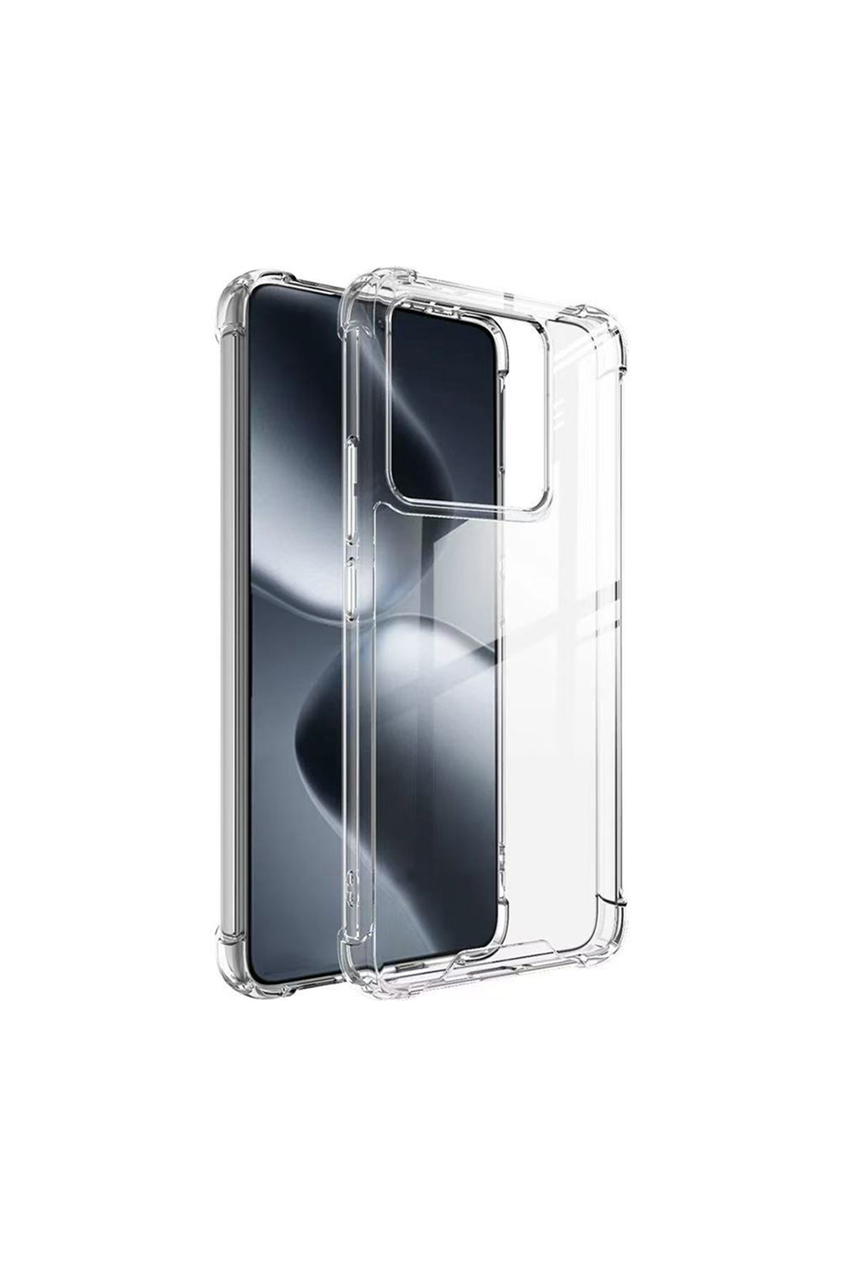 Xiaomi 14T Pro Uyumlu Kılıf MRSA Nitro Anti Shock Silikon-Şeffaf