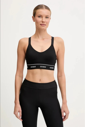 Guess Alba Kadın Siyah Aktif Spor Sütyeni V5BP02K1942-JBLK
