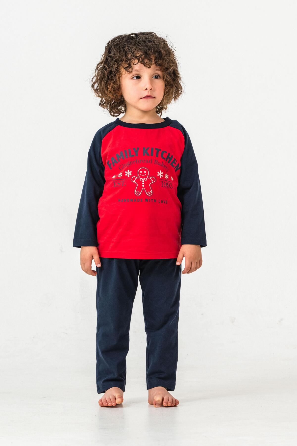 Mışıl Kids Family Kitchen Baskılı Erkek Çocuk Pijama Takım fotoğrafı 5 (önizleme)