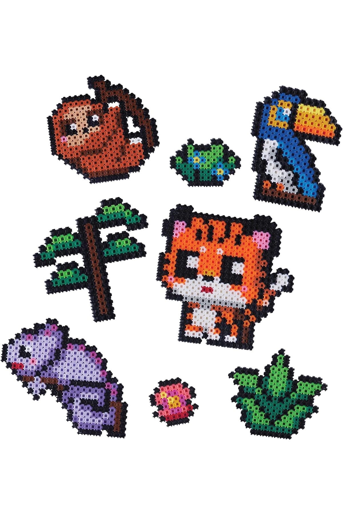 مجموعه تم مهمانی جنگل سیمبریکس - هنر پیکسلی دوبعدی و سه‌بعدی، بیش از ۱۵۰۰ بریکس، مناسب برای سنین ۵ سال به بالا