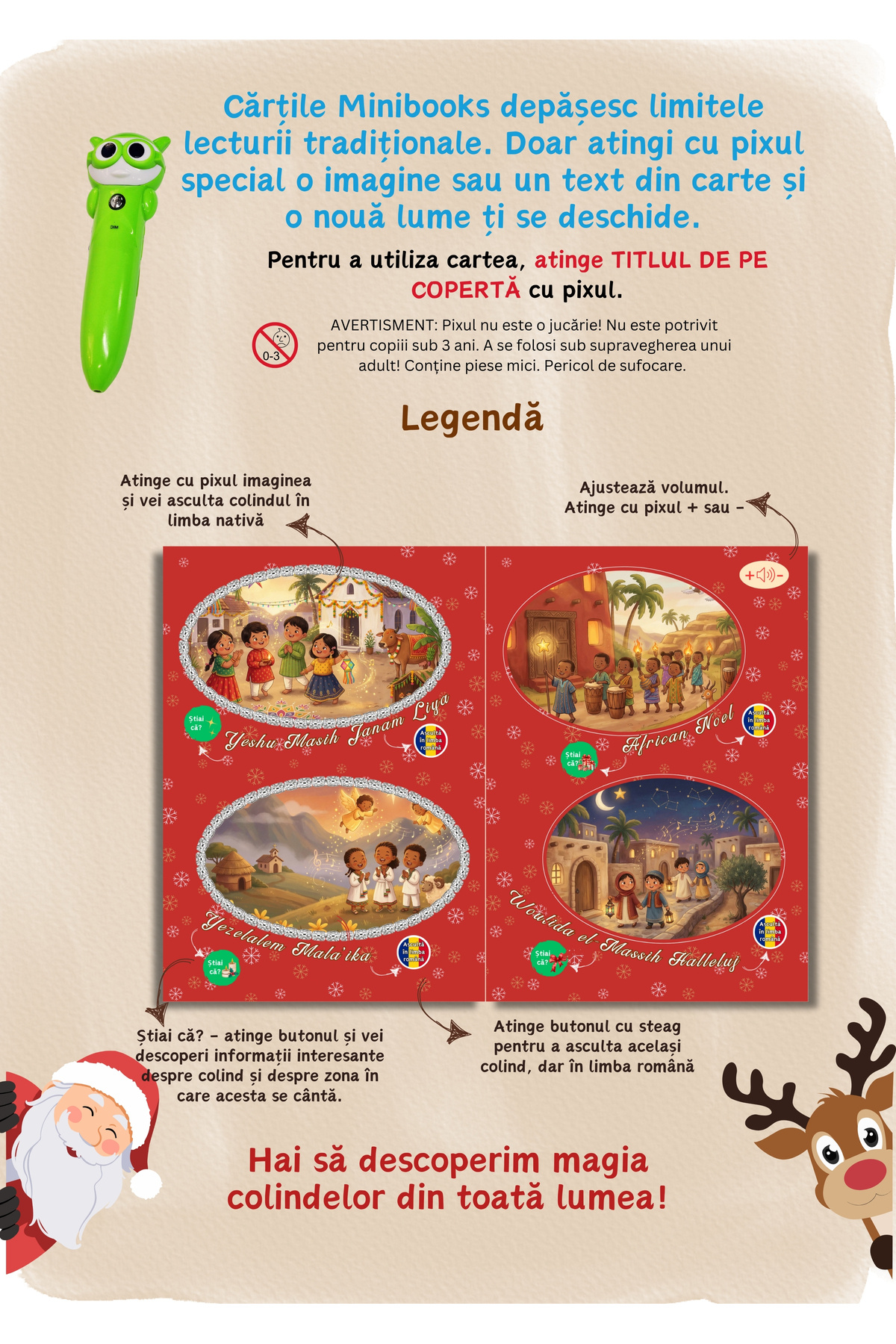 minibooks Set 3 cărți muzicale