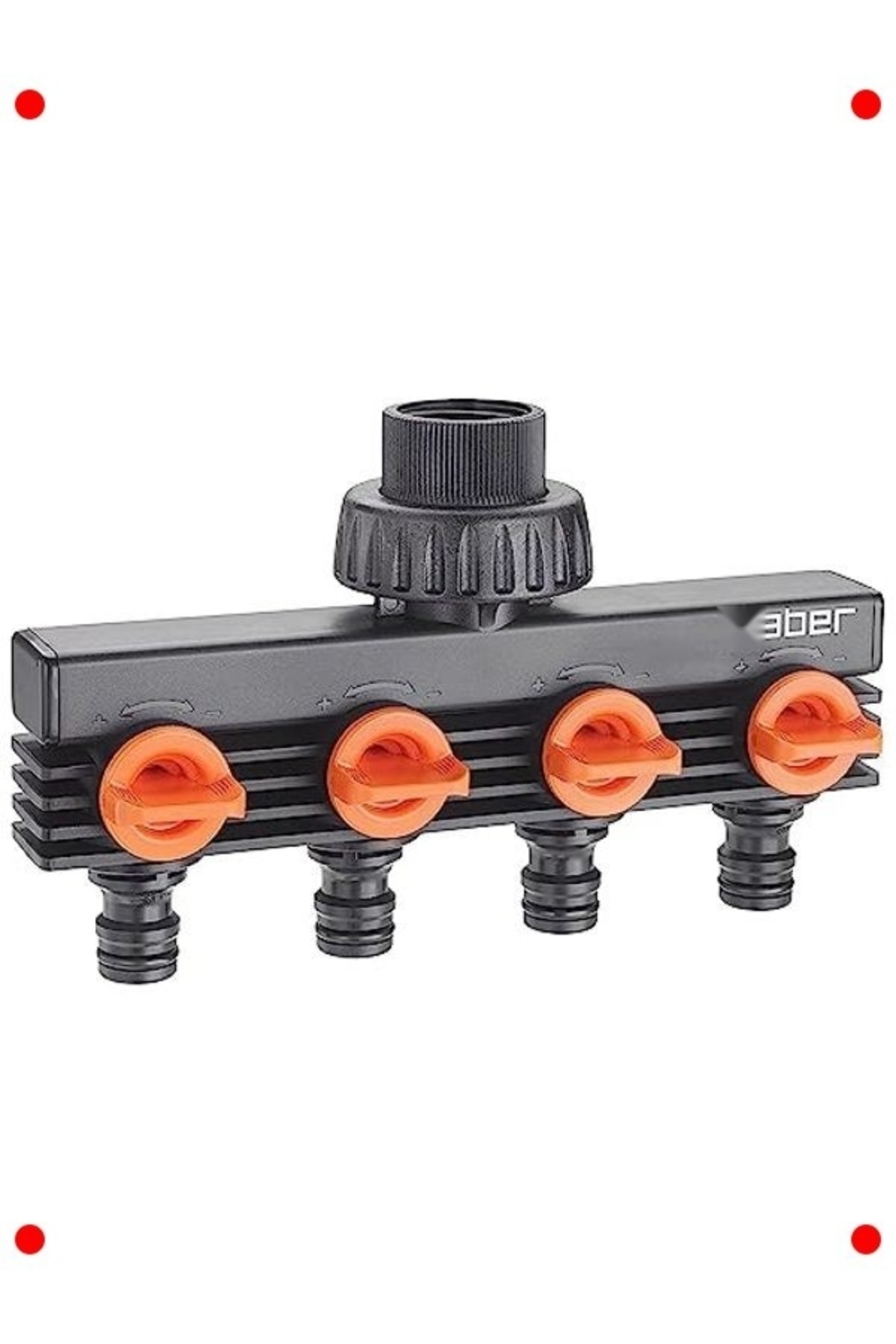 ulupazarlama 3/4 İnç Dörtlü Musluk Adaptörü - Bahçe Bağlantısı