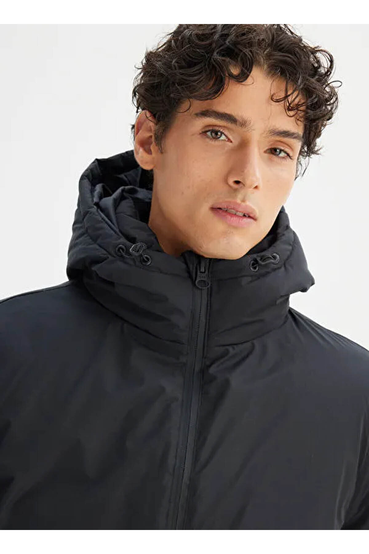 مانتو مردانه مشکی Puffer Lr317064001 — مشکی 5003317556 — تصویر 4 از 5