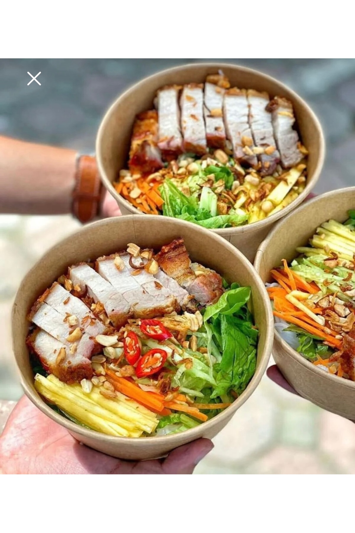 1100 cc Kraft Karton Kapaklı Kase Salata, Bowl, Makarna Kasesi 10 Adet — Koksal Pack — Kase (4)