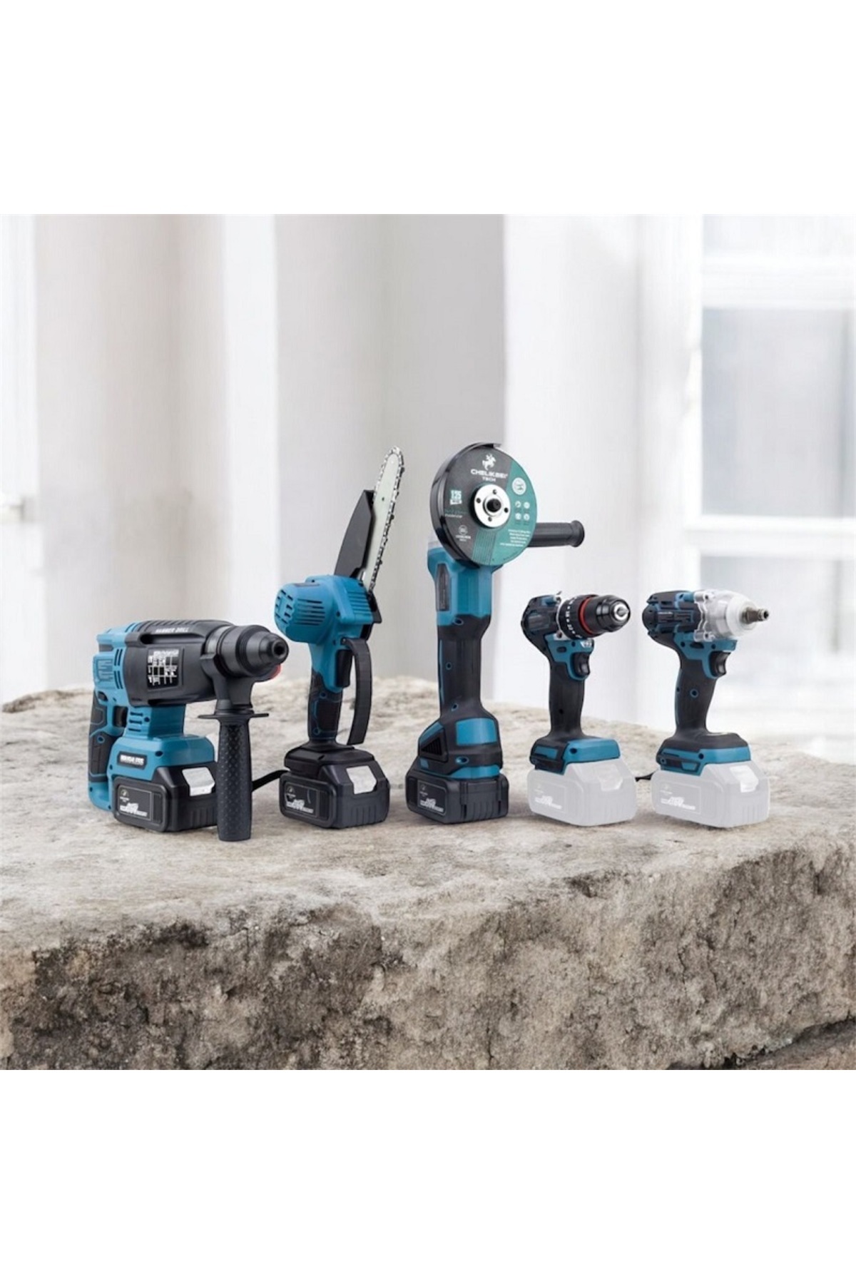 Nalbur Bakkal CHELİKBEİ Beşli Set DWE-CD24 (Budama testeresi 10mm