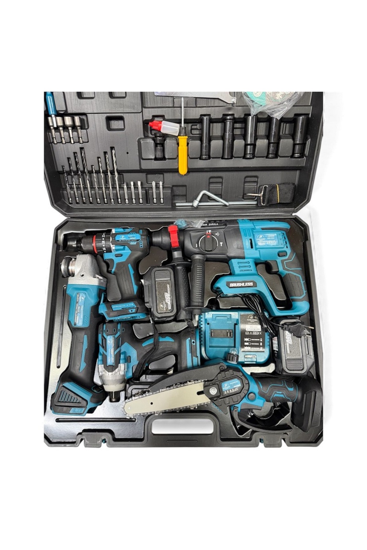Nalbur Bakkal CHELİKBEİ Beşli Set DWE-CD24 (Budama testeresi 10mm