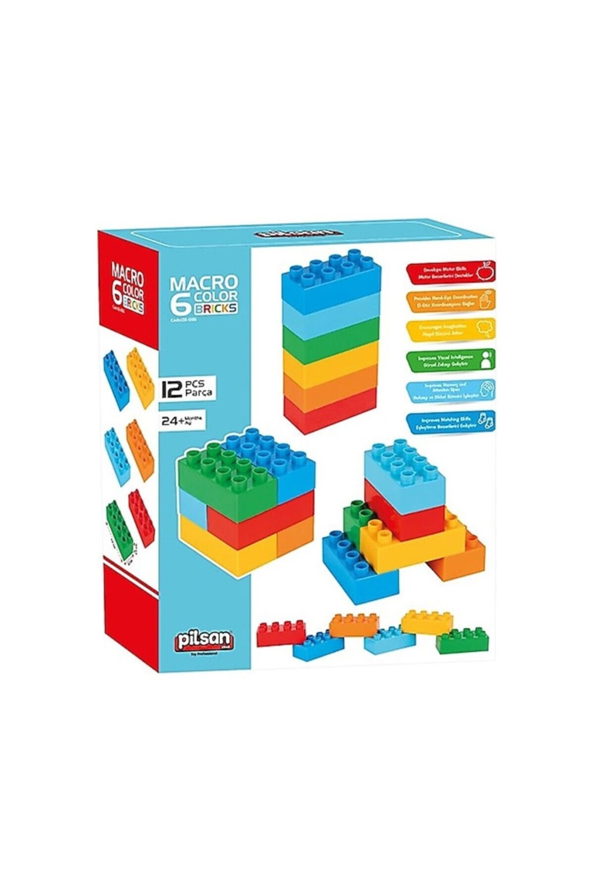 NW NessiWorld 03 555 6 RENKLİ TUĞLA BLOKLAR fotoğrafı 4 (önizleme)